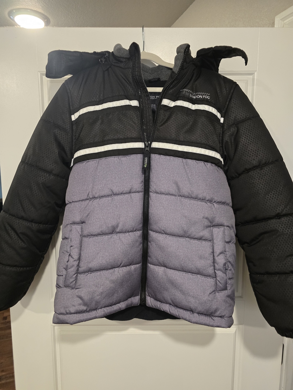 London Fog Kids Two-Tone Puffer Jacket